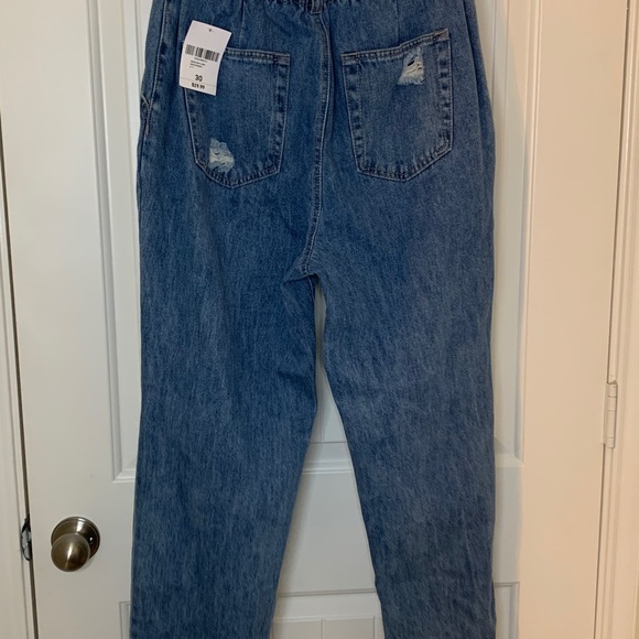 Distressed Paperbag Jeans - Picture 2 of 2